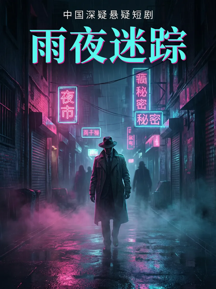 捷克钞能力全集免费 悬疑追踪短剧 - 雨夜迷踪海报